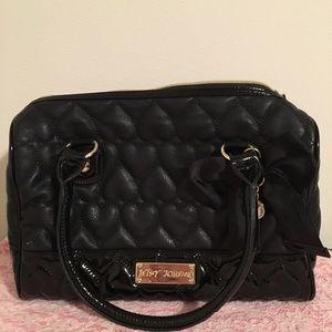 Black Betsy Johnson Handbag